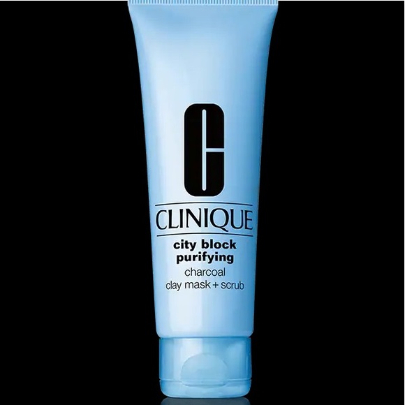 Clinique Block Purifying Charcoal Clay Mask+Scrub - Picture 4 of 4